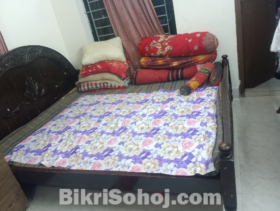 সিরিজ কাঠের সেমি বক্স খাট